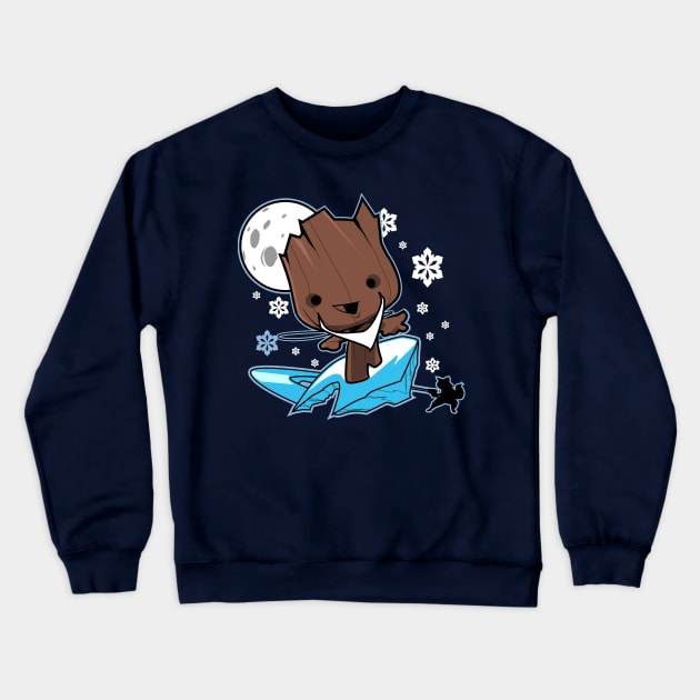 Groot Winter Crewneck Sweatshirt by Spikeani